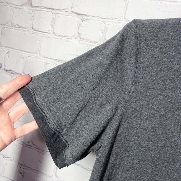 |•7 DIAMONDS•| Grey Polo Shirt Black Trim Size Large - Picture 3 of 12